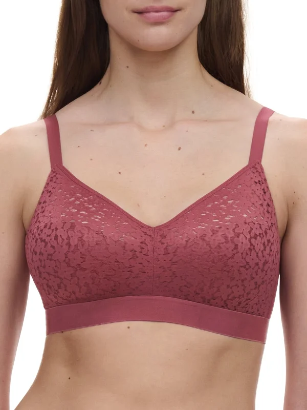 Back - smoothing underwire wired bras for a seamless back​ Easy Feel Norah Wirefree Support Bra - Sepia