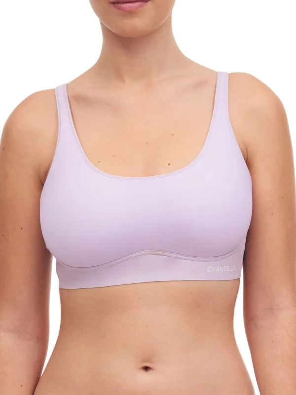 Plus - size underwire wired bras with extra support SoftStretch Magic Spacer Bralette - Lavender Frost Plus - size underwire wired bras with extra support SoftStretch Magic Spacer Bralette - Lavender Frost