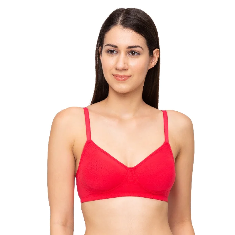 affordable women T Shirt Bras for budget shoppers Sakhi - Plain Side Support Everyday Bra Rani affordable women T Shirt Bras for budget shoppers Sakhi - Plain Side Support Everyday Bra Rani