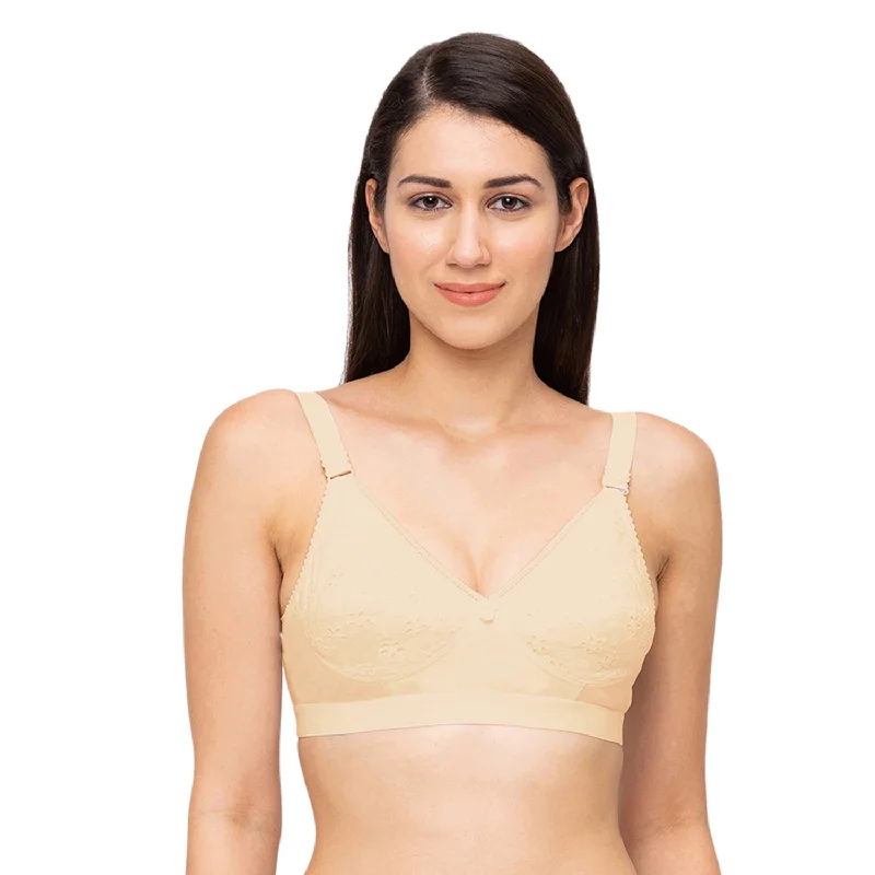 Underwire convertible nursing wired bras for convenience​ Chapali - Cut & Sew Cotton Bra Skin