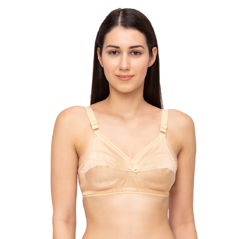 Underwire seamless sports wired bras for active women Matinee - Cotton Plain Bra Skin Underwire seamless sports wired bras for active women Matinee - Cotton Plain Bra Skin
