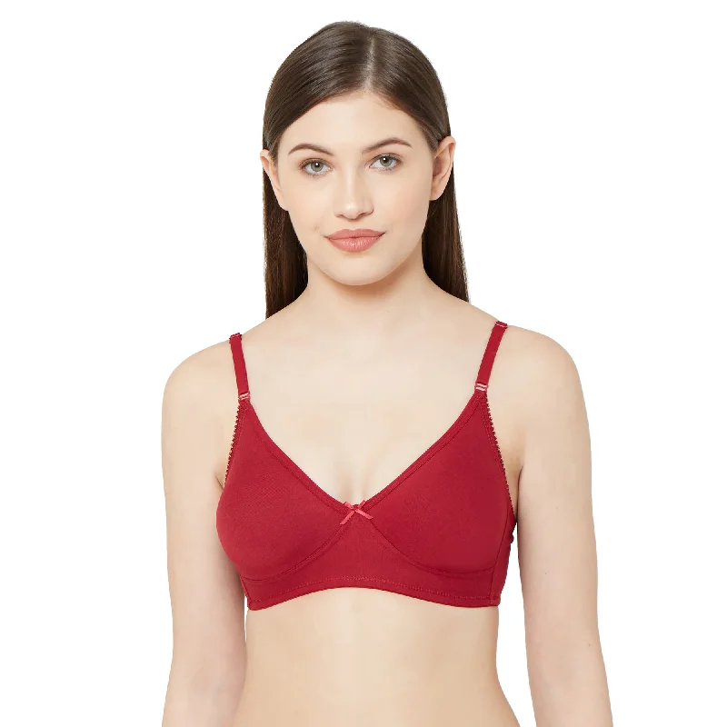 push up women T Shirt Bras for enhanced curves Dipti-Plain Mold T-shirt Bra Maroon push up women T Shirt Bras for enhanced curves Dipti-Plain Mold T-shirt Bra Maroon