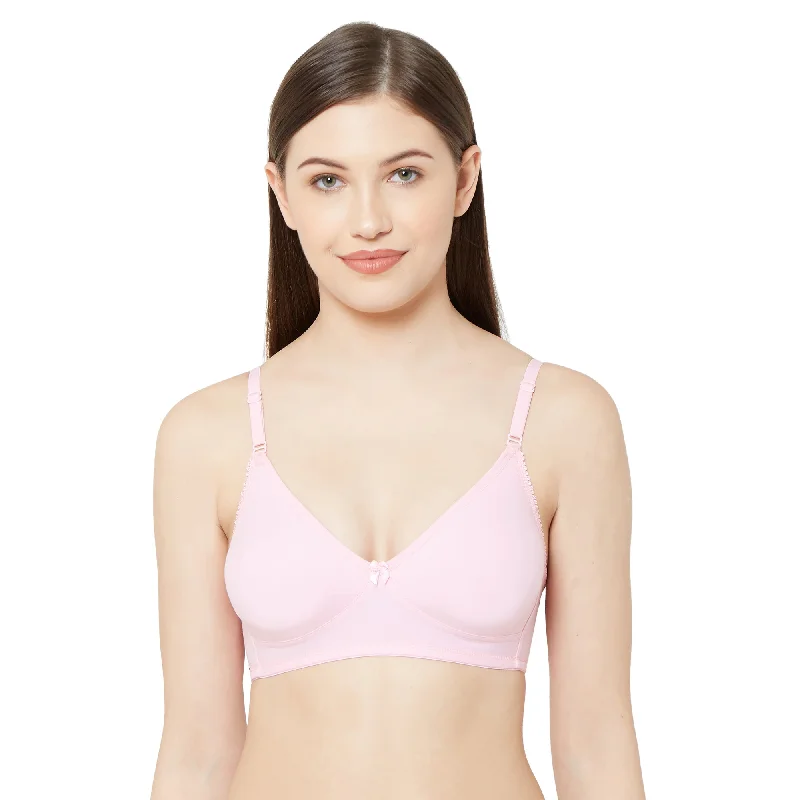eco friendly women T Shirt Bras made from sustainable materials Dipti-Plain Mold T-shirt Bra Pink eco friendly women T Shirt Bras made from sustainable materials Dipti-Plain Mold T-shirt Bra Pink