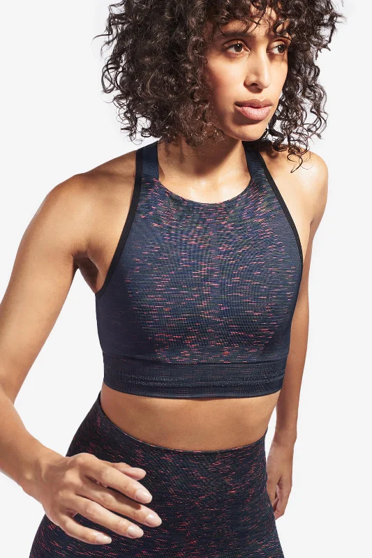 water - resistant women sport bra for water sports Techtonic Sports Bra - Sd Fluro