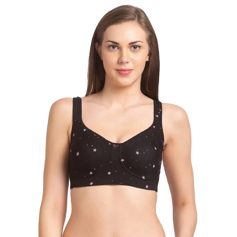 Sports underwire wired bras for high - impact activities Soch 4 - Minimizer Bra Black Sports underwire wired bras for high - impact activities Soch 4 - Minimizer Bra Black