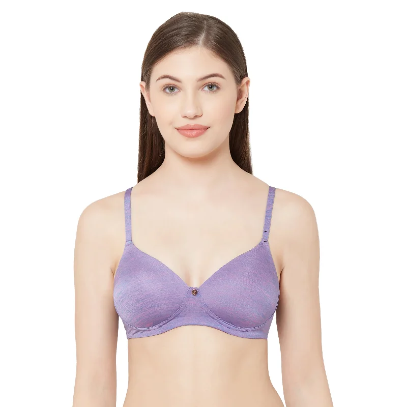 Underwire embroidered seamless wired bras for elegance J 1304 - Padded Non Wired Nylon Spandex Bra PINK Underwire embroidered seamless wired bras for elegance J 1304 - Padded Non Wired Nylon Spandex Bra PINK