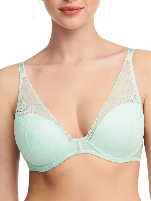 solid color women T Shirt Bras in bright hues Maddie Plunge T-Shirt Bra - Nile Green solid color women T Shirt Bras in bright hues Maddie Plunge T-Shirt Bra - Nile Green