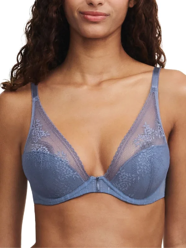 matching women T Shirt Bras with workout sets Maddie Plunge T-Shirt Bra - Storm Blue matching women T Shirt Bras with workout sets Maddie Plunge T-Shirt Bra - Storm Blue