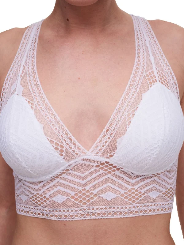 balconette style women T Shirt Bras for a sexy look Ondine Wireless T-Shirt Bra - White