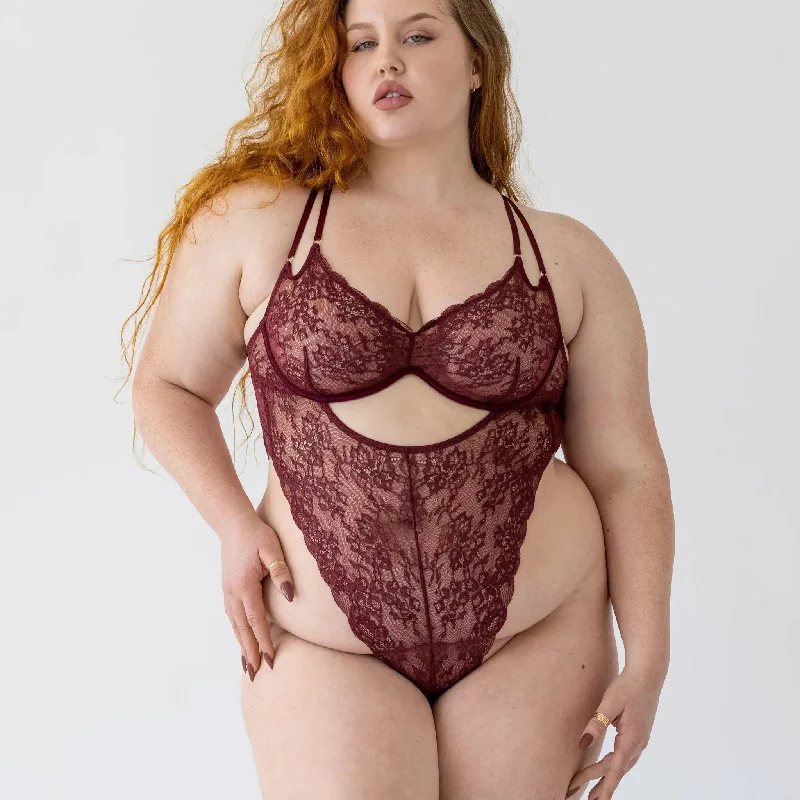 Strapless underwire wired bras for a versatile style​ Rush Ouvert Bodysuit Velvet +