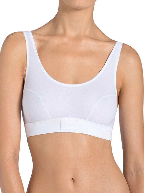 Underwire padded T - shirt wired bras for comfort​ Double Comfort Top