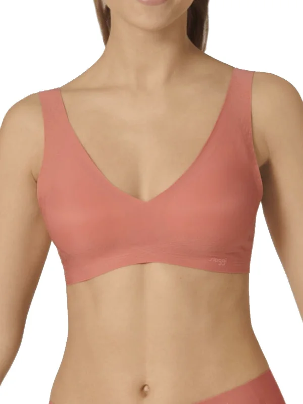 Printed underwire wired bras with floral patterns​ ZERO Feel Soft Bra - Cameo