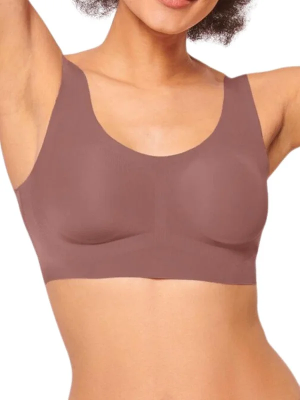Underwire nursing sports wired bras for active moms​ ZERO Feel Top - Cacao