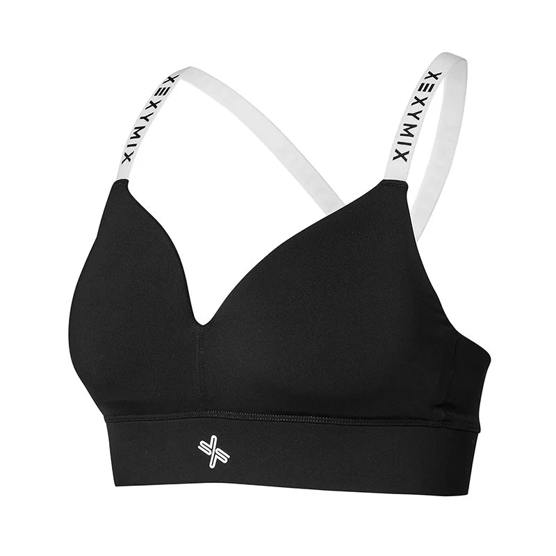 printed women sport bra with geometric patterns Summer Breeze Push Up Bra tops