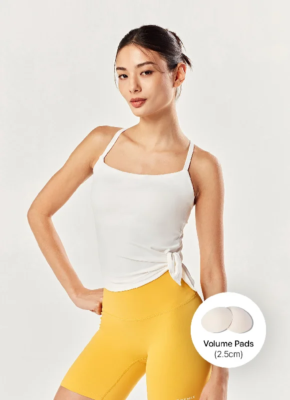 sequined women sport bra for a sparkly effect Unbalance Slit Tank Top