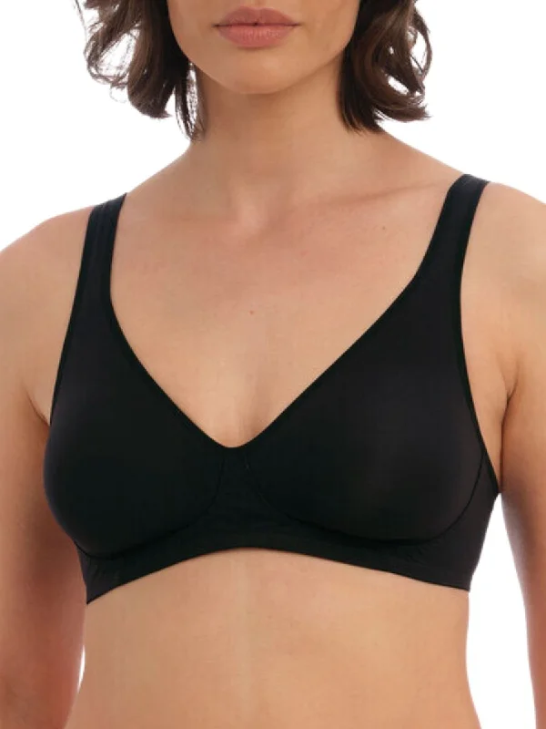 Embroidered underwire wired bras with intricate designs Accord Soft Cup Bra - Black Embroidered underwire wired bras with intricate designs Accord Soft Cup Bra - Black