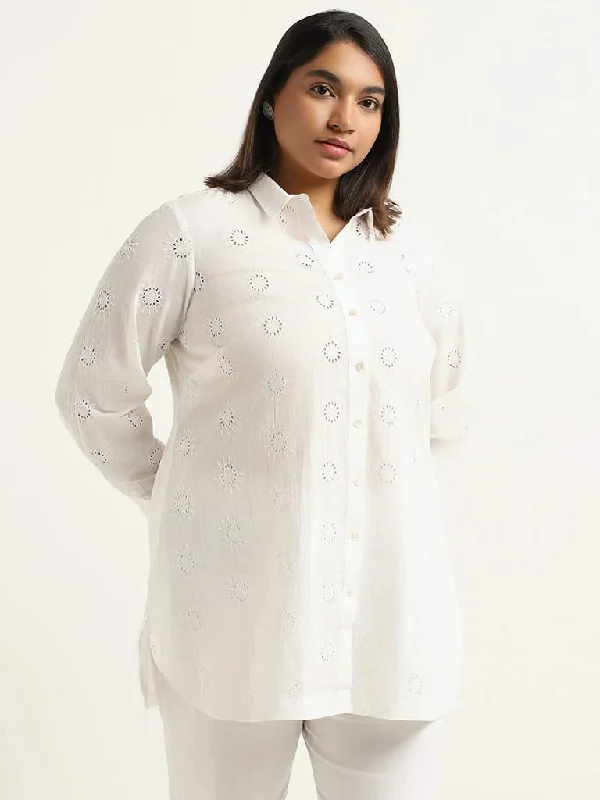 Women's hand - made artisanal pants Acid - wash women jeans with a retro finish Diza White Cotton Cut-Work Tunic Women's hand - made artisanal pants Acid - wash women jeans with a retro finish Diza White Cotton Cut-Work Tunic