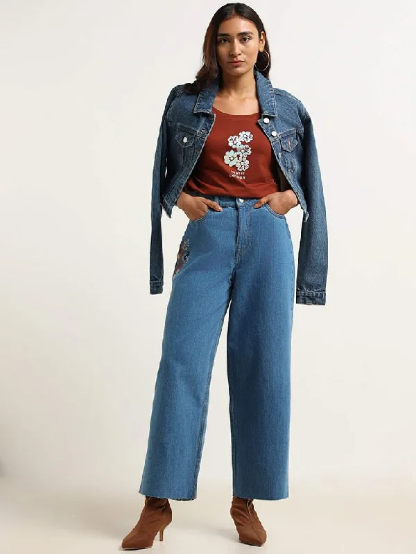 Women's petite - fit skinny pants High - waisted women jeans for a flattering silhouette LOV Blue Wide Leg - Fit Mid - Rise Jeans Women's petite - fit skinny pants High - waisted women jeans for a flattering silhouette LOV Blue Wide Leg - Fit Mid - Rise Jeans