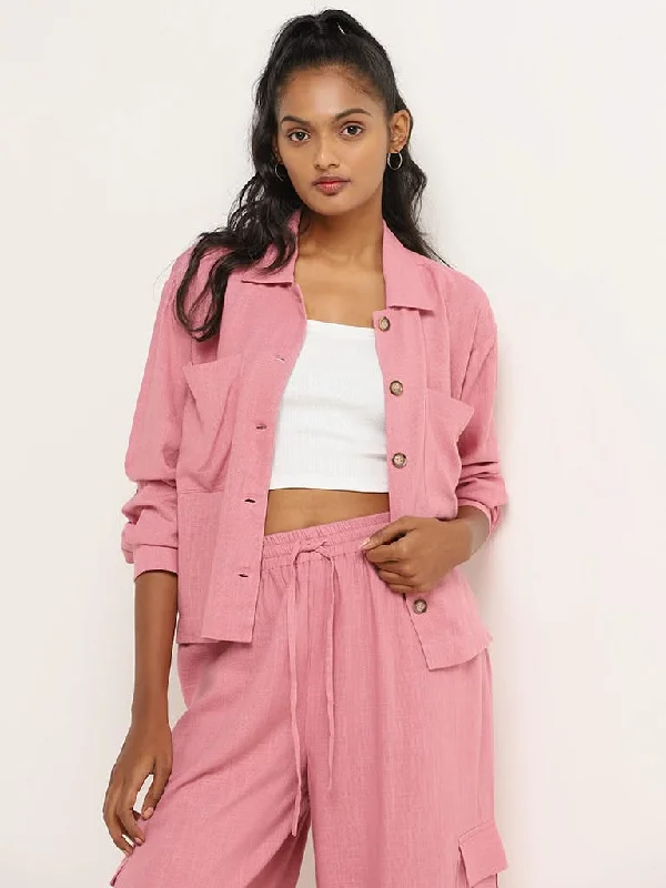 Women's silk evening pants Stretch women jeans for enhanced mobility and comfort LOV Light Pink Crinkled Blended Linen Jacket Women's silk evening pants Stretch women jeans for enhanced mobility and comfort LOV Light Pink Crinkled Blended Linen Jacket