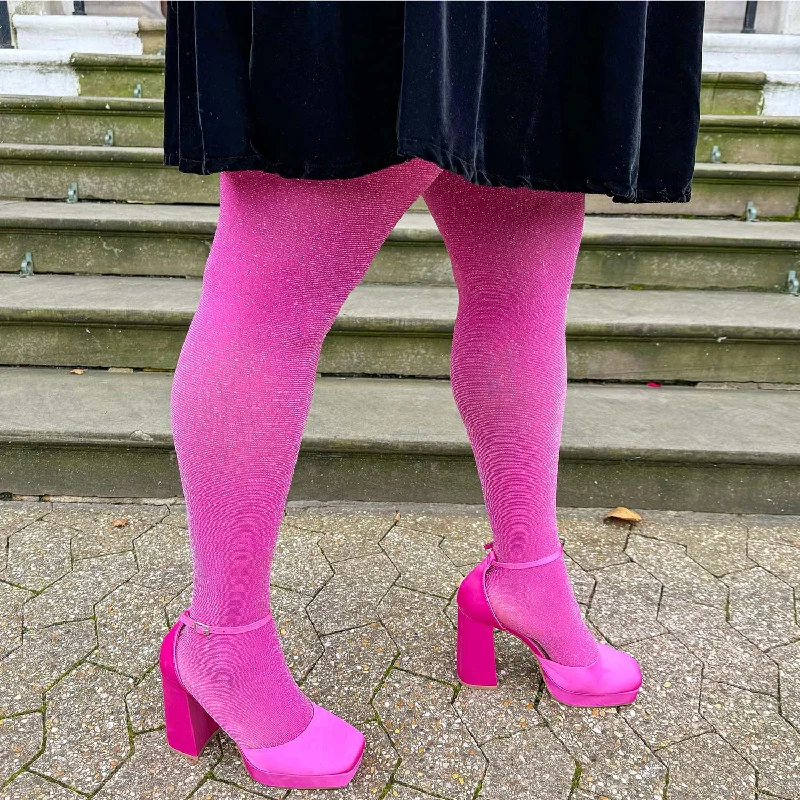 Tights with Suspender Belts Lux Sparkle Tights - Kenneth