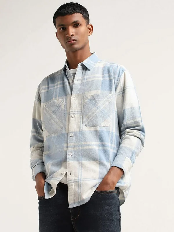 Women's winter - warm fleece - lined pants Bootcut women jeans to complement various shoe styles Nuon Blue Checked Printed Cotton Relaxed Fit Shirt Women's winter - warm fleece - lined pants Bootcut women jeans to complement various shoe styles Nuon Blue Checked Printed Cotton Relaxed Fit Shirt