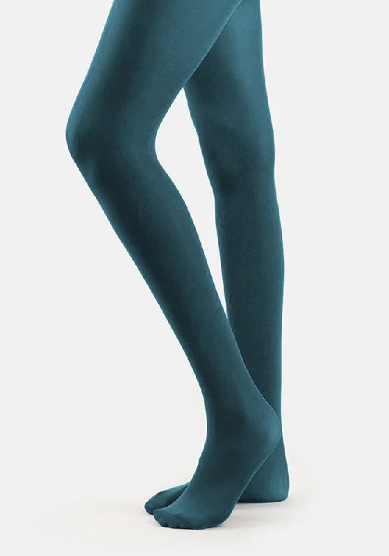 Women's Knee-High Tights Premium 50 Denier Tights Teal