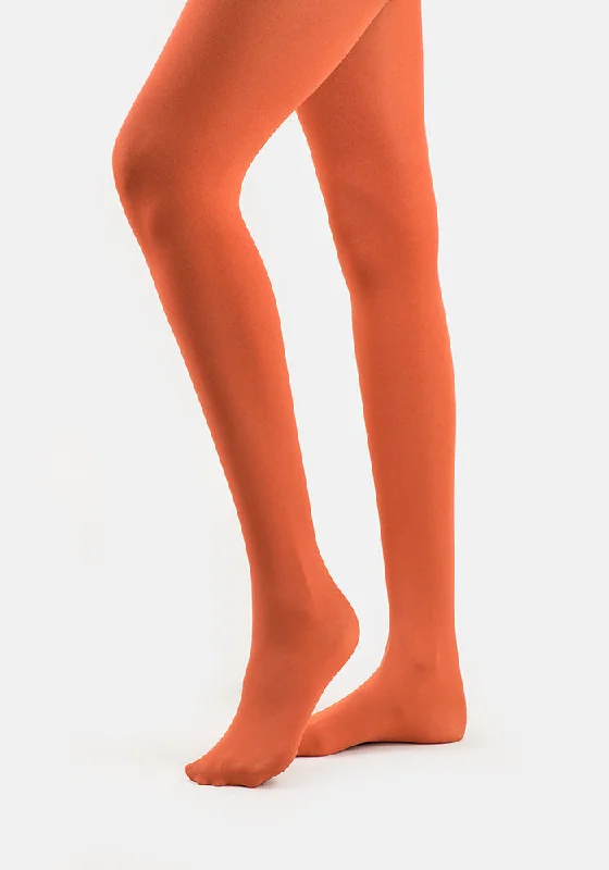 Lace Tights for Women Premium 50 Denier Tights Rust