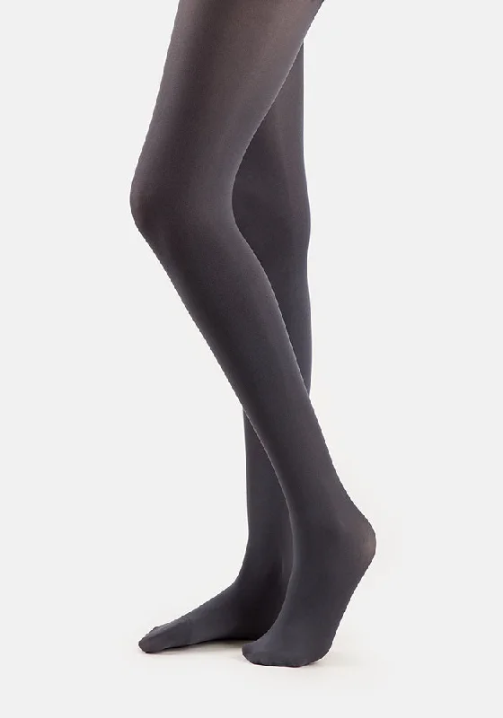 Women's Shiny Tights Premium 50 Denier Tights Slate