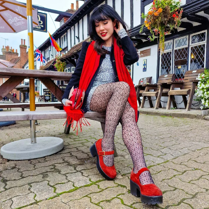 Tights with Geometric Patterns Shake The Room Fishnets