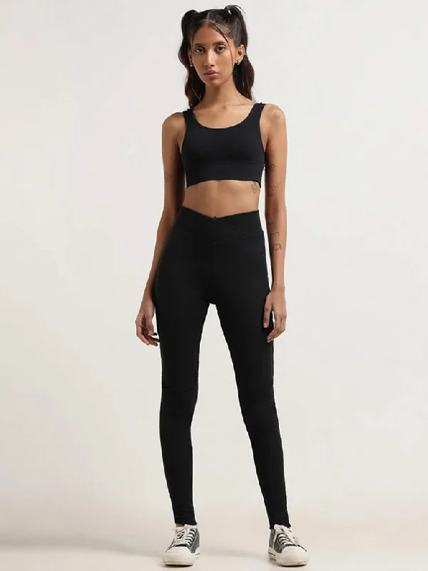Women's elastic - waist lounge pants Acid - wash women jeans with a retro finish Superstar Black High Waisted Leggings Women's elastic - waist lounge pants Acid - wash women jeans with a retro finish Superstar Black High Waisted Leggings