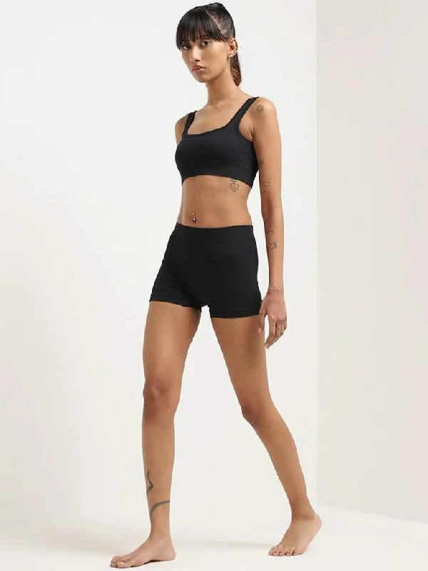 Women's pants with anti - odor properties Stretch women jeans for enhanced mobility and comfort Superstar Black Self-Patterned Cotton Brief Women's pants with anti - odor properties Stretch women jeans for enhanced mobility and comfort Superstar Black Self-Patterned Cotton Brief