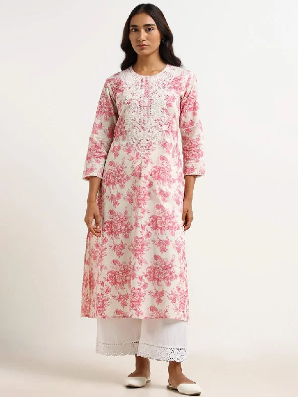 Women's skinny jeans pants High - waisted women jeans for a flattering silhouette Utsa Pink Embroidered Kurta Women's skinny jeans pants High - waisted women jeans for a flattering silhouette Utsa Pink Embroidered Kurta