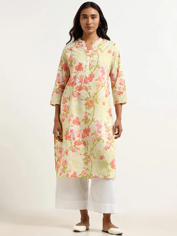 Women's cargo hiking pants Embroidered women jeans with intricate patterns Utsa Yellow Floral Cotton Kurta Women's cargo hiking pants Embroidered women jeans with intricate patterns Utsa Yellow Floral Cotton Kurta