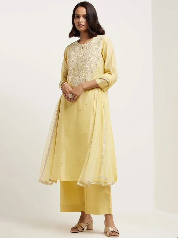Women's corduroy fall pants Dark - wash women jeans for a sophisticated and slimming effect Vark Light Yellow Embroidered Kurta, Palazzos & Dupatta Set Women's corduroy fall pants Dark - wash women jeans for a sophisticated and slimming effect Vark Light Yellow Embroidered Kurta, Palazzos & Dupatta Set