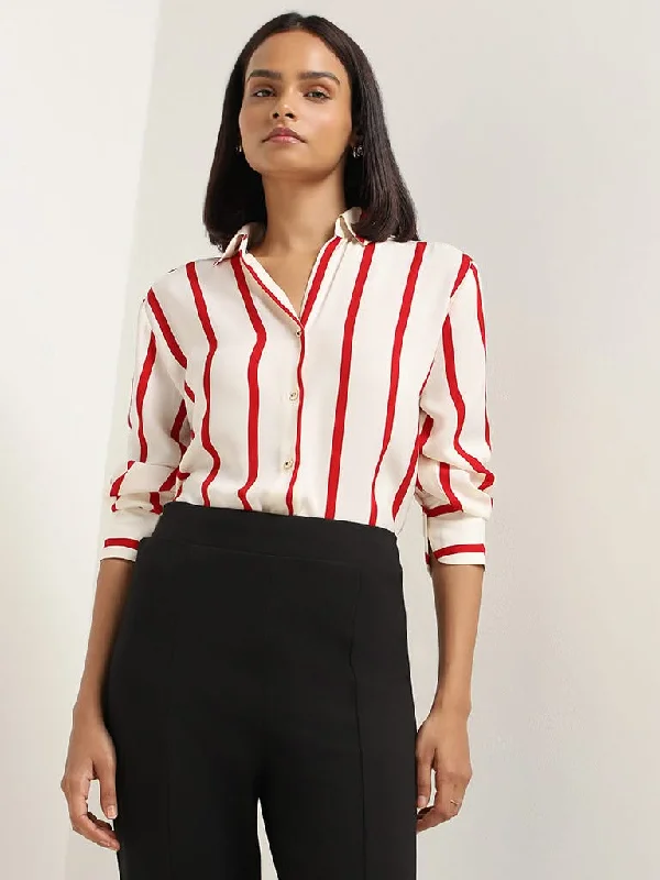 Women's drawstring athletic pants High - rise flare women jeans for a 70s - inspired look Wardrobe Red Striped Shirt Women's drawstring athletic pants High - rise flare women jeans for a 70s - inspired look Wardrobe Red Striped Shirt