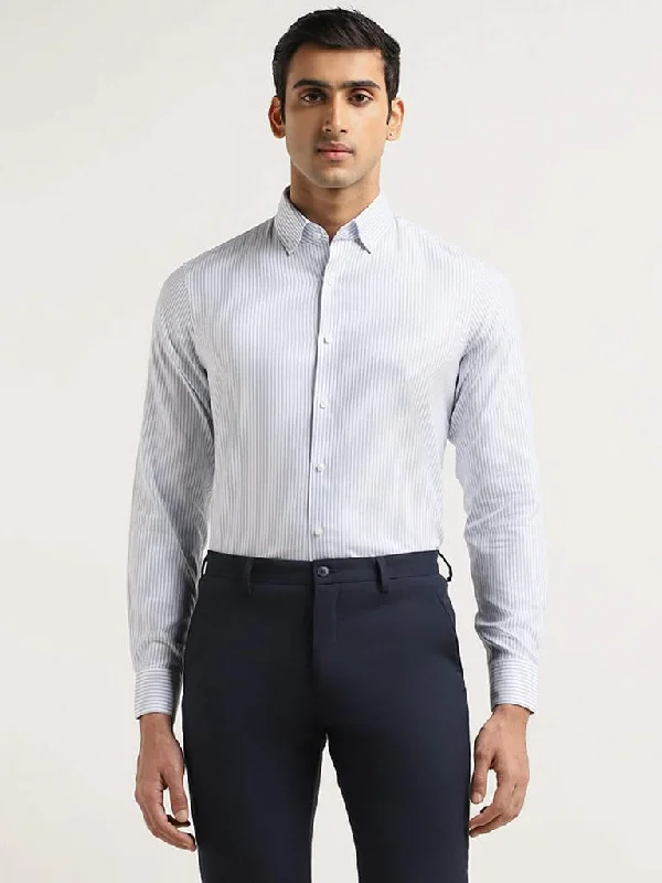 Women's embroidered ethnic pants Ripped women jeans for a rebellious and fashion - forward style WES Formals Blue Striped Cotton Slim Fit Shirt Women's embroidered ethnic pants Ripped women jeans for a rebellious and fashion - forward style WES Formals Blue Striped Cotton Slim Fit Shirt