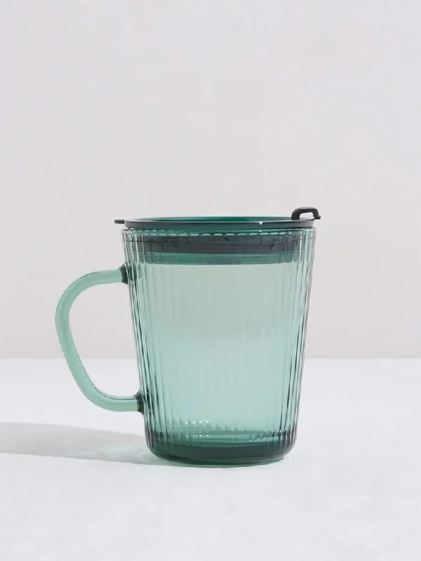 Women's winter - warm fleece - lined pants Bootcut women jeans to complement various shoe styles Westside Home Green Glass Mug With Lid