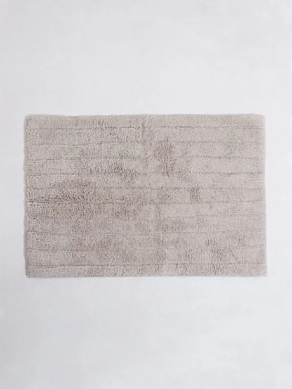 Women's designer brand pants High - rise flare women jeans for a 70s - inspired look Westside Home Taupe Fluffy Striped Bathmat Women's designer brand pants High - rise flare women jeans for a 70s - inspired look Westside Home Taupe Fluffy Striped Bathmat