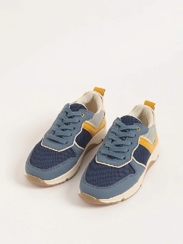 Women's wide - leg dress pants Bootcut women jeans to complement various shoe styles Yellow Blue Lace-Up Shoes