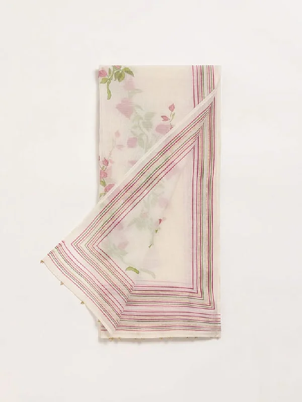Women's elastic - waist lounge pants Acid - wash women jeans with a retro finish Zuba Off-White Printed Cotton Blend Dupatta Women's elastic - waist lounge pants Acid - wash women jeans with a retro finish Zuba Off-White Printed Cotton Blend Dupatta